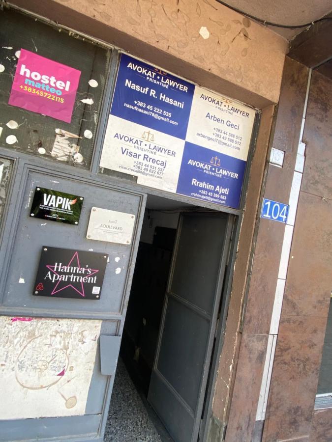 Hostel Matteo Pristina Eksteriør billede
